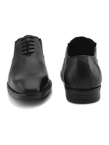 Feleloz London Men’s Italian Leather Lace-Up Formal Shoes | Premium D-Brown Business Shoes with Leather Lining & TPR Sole