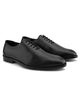 Feleloz London Men’s Italian Leather Lace-Up Formal Shoes | Premium Black Business Shoes with Leather Lining & TPR Sole