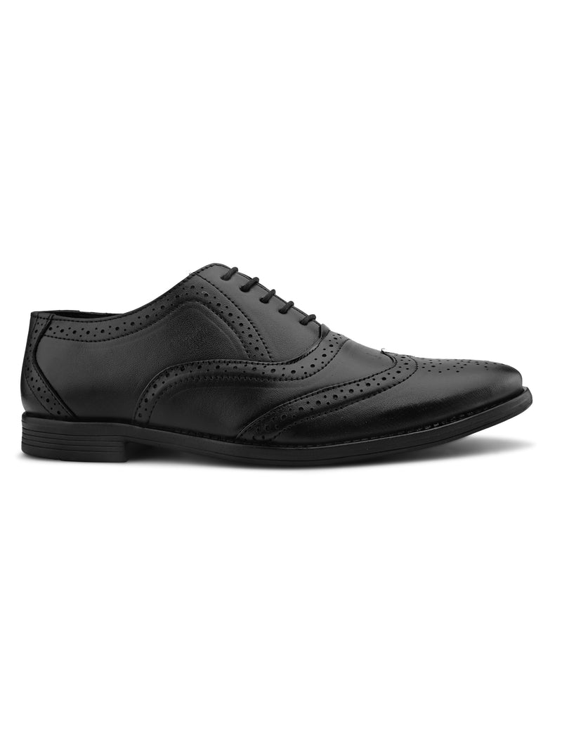 FELELOZ LONDON MAJESTIC WINGTIP OXFORD BLACK