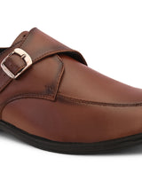 FELELOZ LONDON SINGLE MONK STRAP TAN