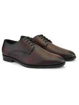 Feleloz London Men’s Italian Leather Lace-Up Formal Shoes | Premium Black Business Shoes with Leather Lining & TPR Sole