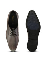 Feleloz London Men’s Italian Leather Lace-Up Formal Shoes | Premium Black Business Shoes with Leather Lining & TPR Sole