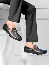 Feleloz London Genuine Italian Leather Loafers for Men | Premium Tan Formal Shoes with Leather Lining & TPR Sole