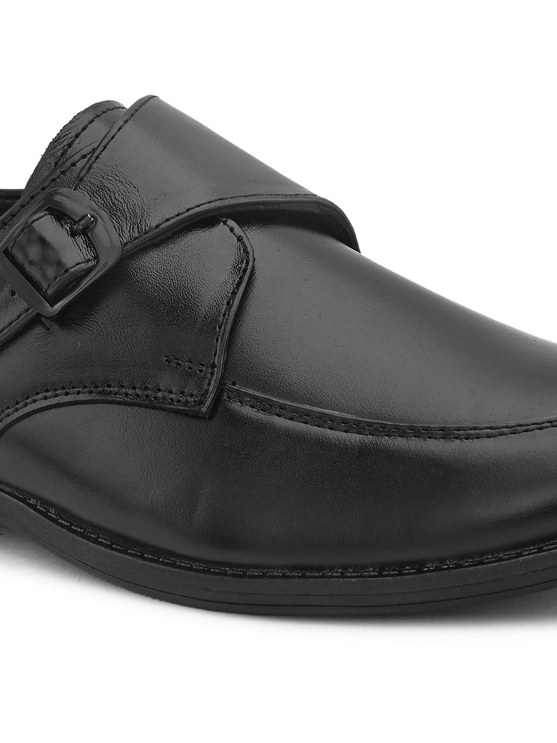FELELOZ LONDON SINGLE MONK STRAP BLACK
