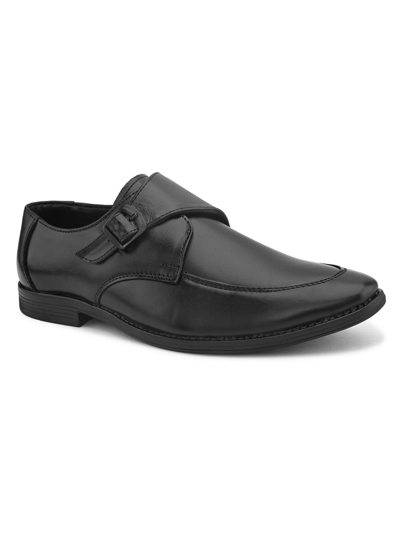 FELELOZ LONDON SINGLE MONK STRAP BLACK