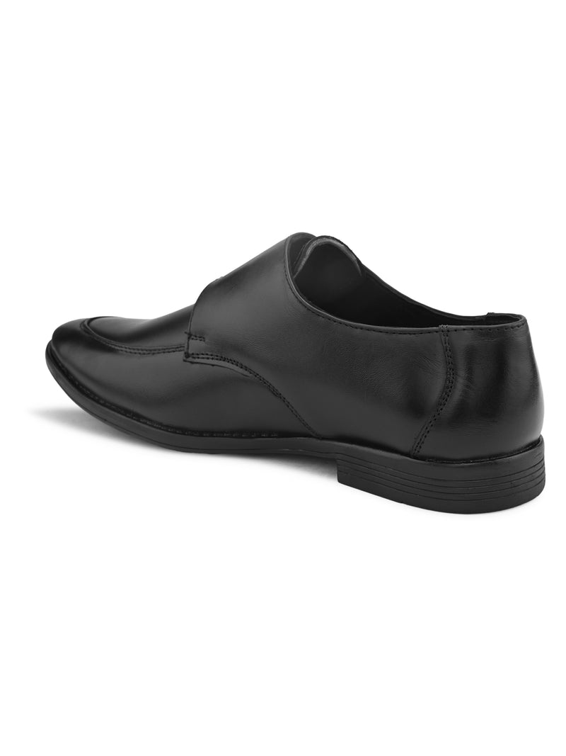 FELELOZ LONDON SINGLE MONK STRAP BLACK