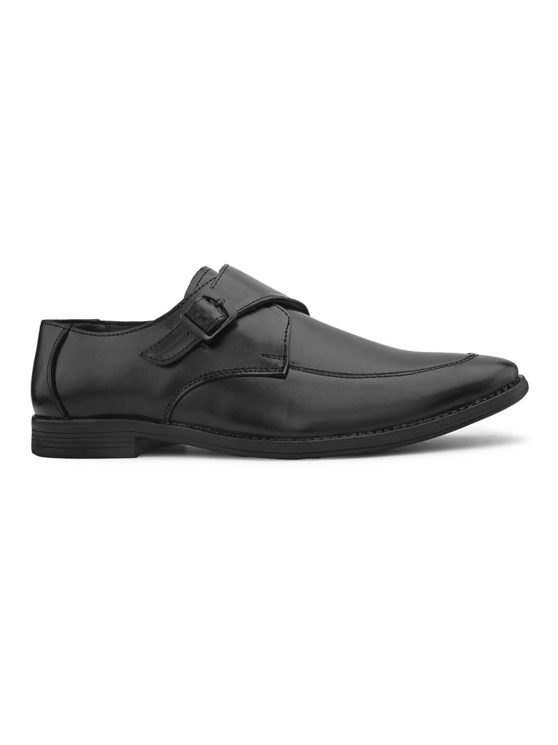 FELELOZ LONDON SINGLE MONK STRAP BLACK