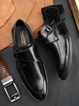 FELELOZ LONDON SINGLE MONK STRAP BLACK