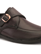 FELELOZ LONDON SINGLE MONK STRAP BROWN