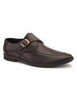 FELELOZ LONDON SINGLE MONK STRAP BROWN