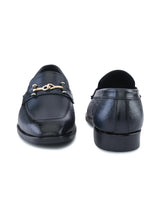 Blue Office Loafer Shoes for Men | Italian Textured Leather & Durable TPR Sole