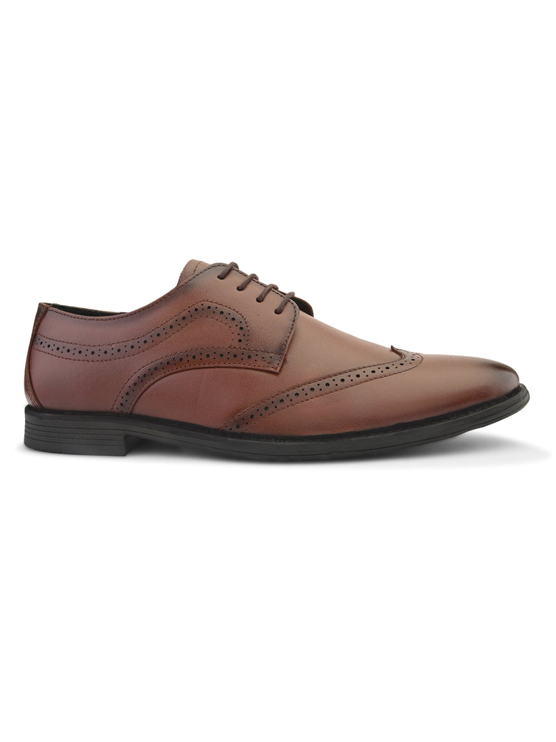 FELELOZ LONDON EMPEROR BROGUE DERBY TAN