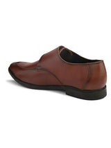 Feleloz London Men’s Italian Leather Monk Strap Formal Shoes | Premium Black Business Shoes with Leather Lining & TPR Sole