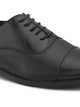 Feleloz London Men’s Italian Leather Lace-Up Formal Shoes | Premium Black Business Shoes with Leather Lining & TPR Sole