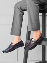 FELELOZ LONDON REGENT LEATHER MOCCASIN LOAFER BROWN