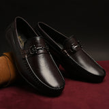 FELELOZ LONDON REGENT LEATHER MOCCASIN LOAFER BROWN