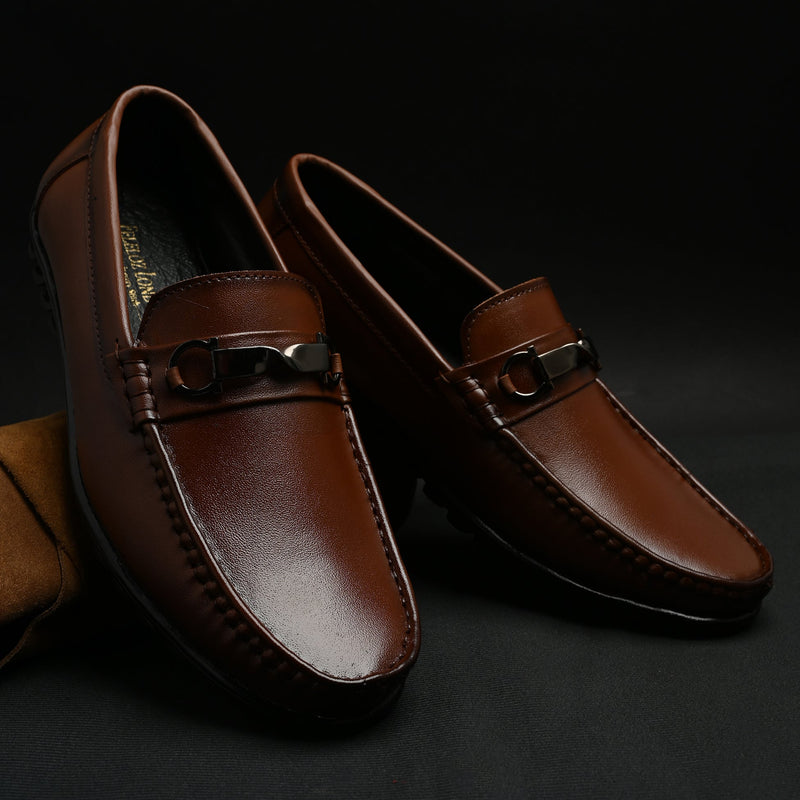 FELELOZ LONDON IMPERIAL LEATHER DRIVER LOAFER TAN