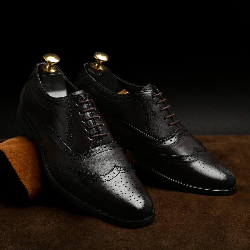 FELELOZ LONDON MAJESTIC WINGTIP OXFORD BROWN