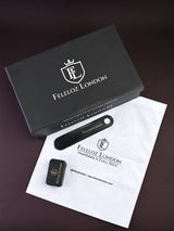 Luxury Tan Black Italian Leather Loafers | Premium Textured Pull-On Formal Shoes with TPR Sole